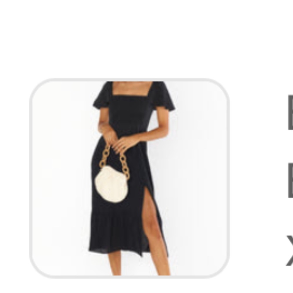 Show me your mumu brenda mini dress in black